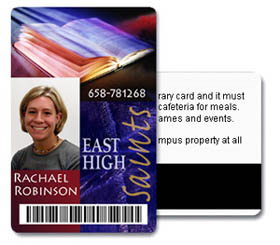 High School Student School ID Card