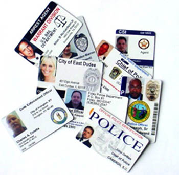 Law Enforcement Identification ID Cards