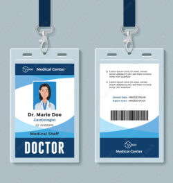 doctor ID badge Health Care