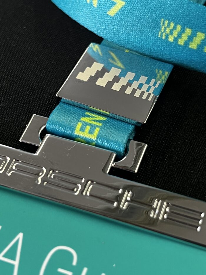 Custom lanyard badge attachment