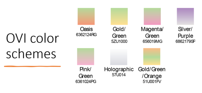 ovi color options
