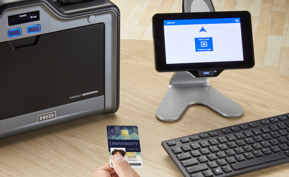 Encoding card printer